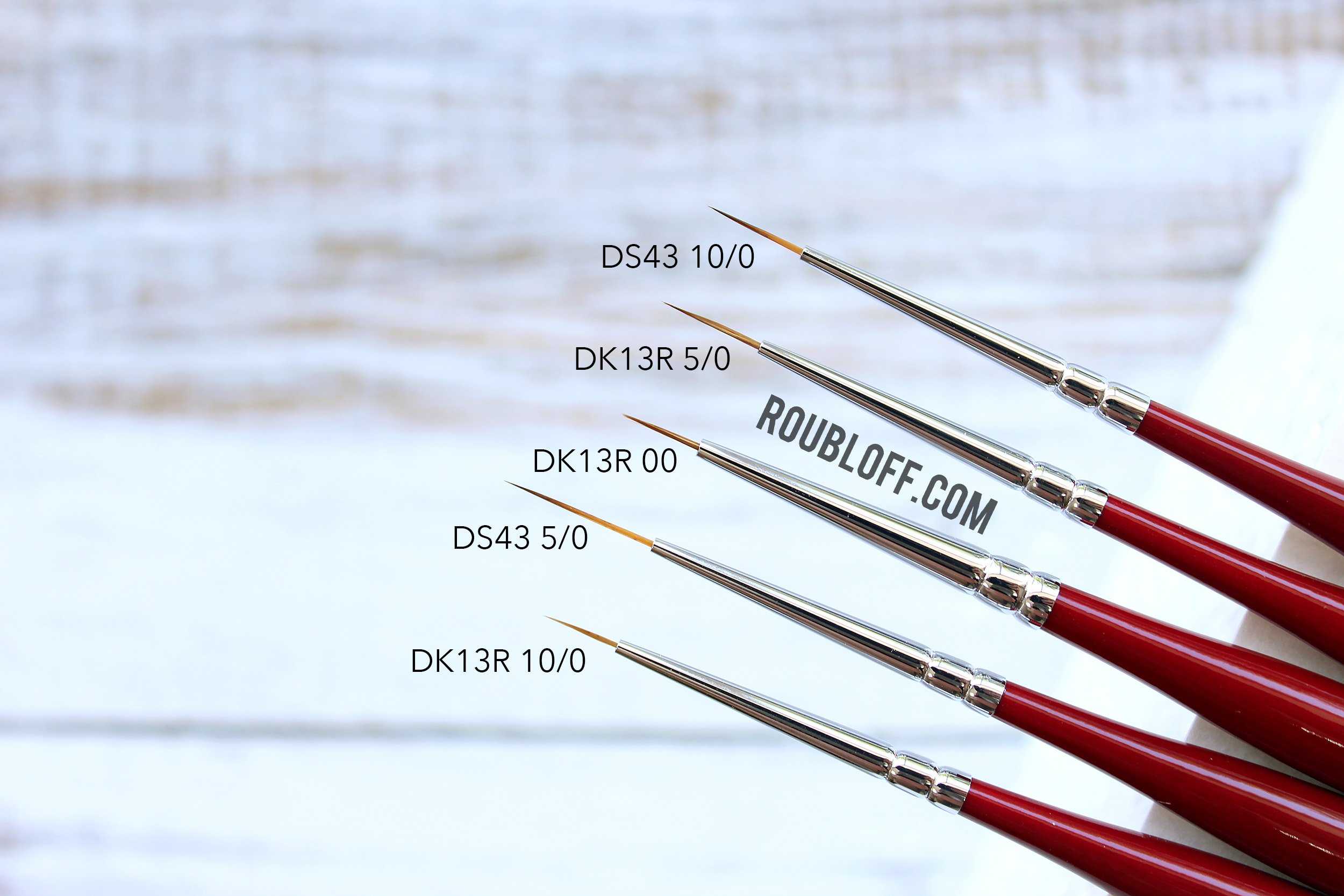 Top 5 brushes Roubloff