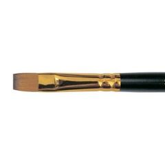 1s25 - Flat brush from kolinsky imitation