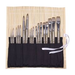 Bamboo case for brushes (M)