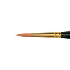 131F - Round brush from stiff synthetic