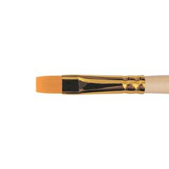 1322 - Flat brush from stiff synthetic
