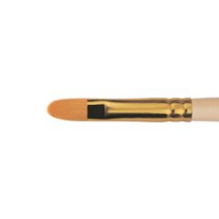 1332 - ​Oval brush from stiff synthetic