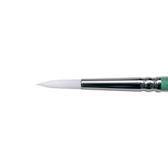 1P1G - ​Round brush from pearl-white synthetic