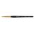 131F - Round brush from stiff synthetic