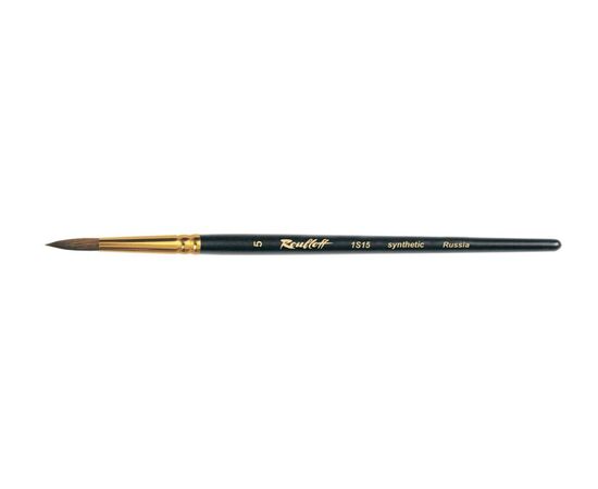 1s15 - Round brush from synthetic kolinsky imitation