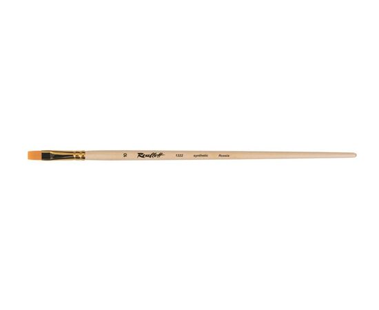 1322 - Flat brush from stiff synthetic