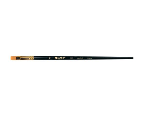 1327 - ​Flat brush from yellow stiff synthetic