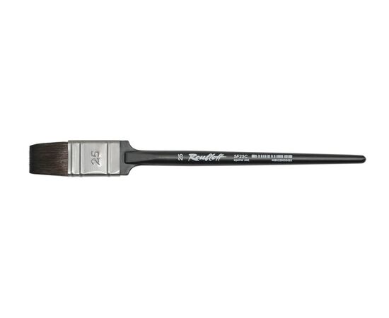 5F25C - Flat painting brush from synthetic squirrel imitation