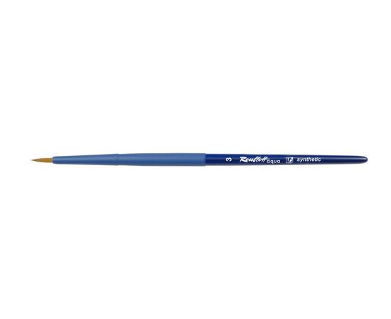 Aqua Blue -  Round synthetic brush №3