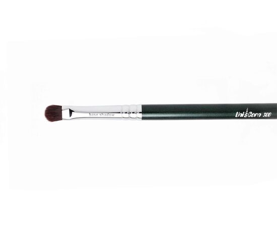 300 UniCorn - Oval brush from antibacterial synthetic for eyeshadows, concealers, correctors