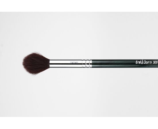 305 UniCorn - Round brush from antibacterial corn synthetic "highlight"